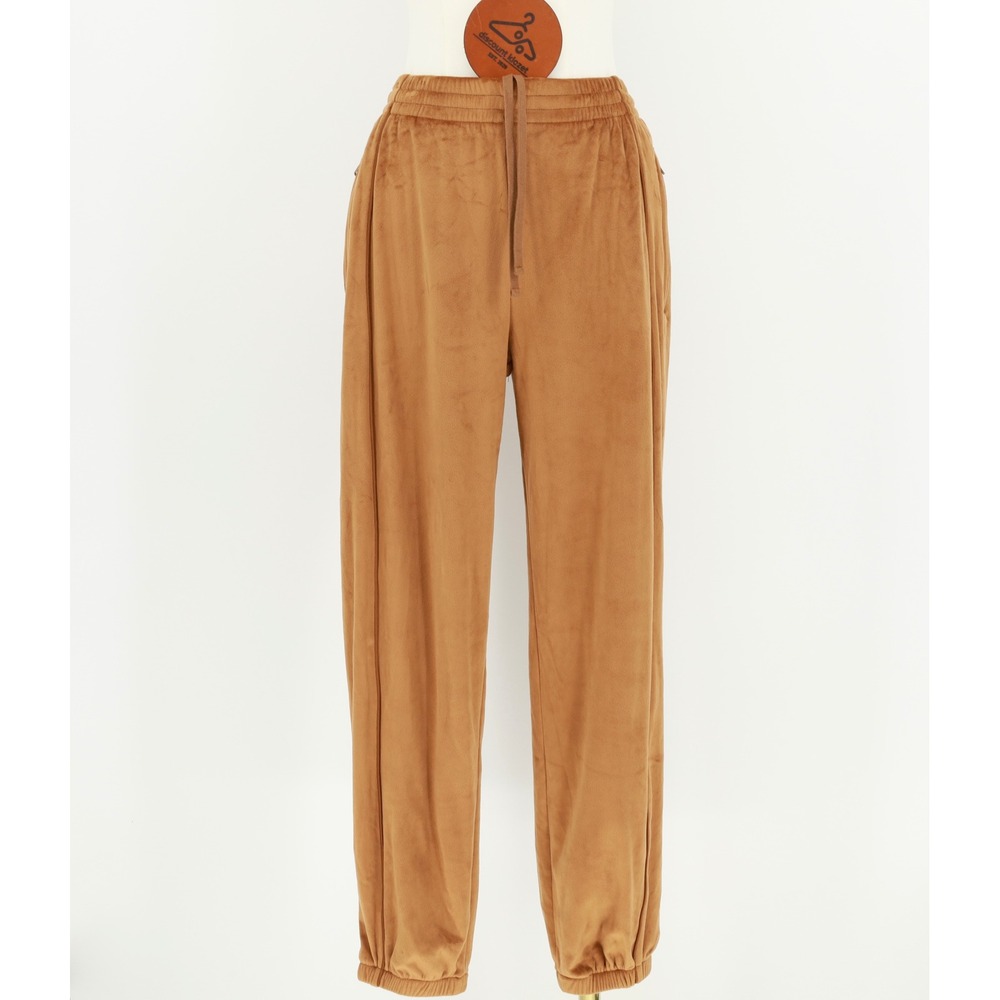 SKIMS Velour Jogger Pants Copper Brown Women XS AP-LEG-0887 NWT Cozy Loungewear